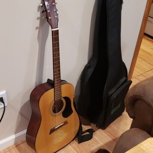 Guitar with case